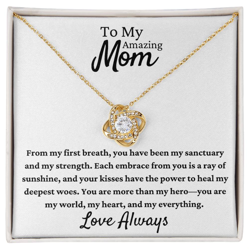 Knot Pendant Necklace for Mother - Elegant Love Symbol Gift [FREE Shipping]