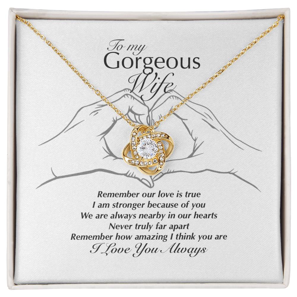 Wife Necklace Message Card - Romantic Jewelry [FREE Shipping]