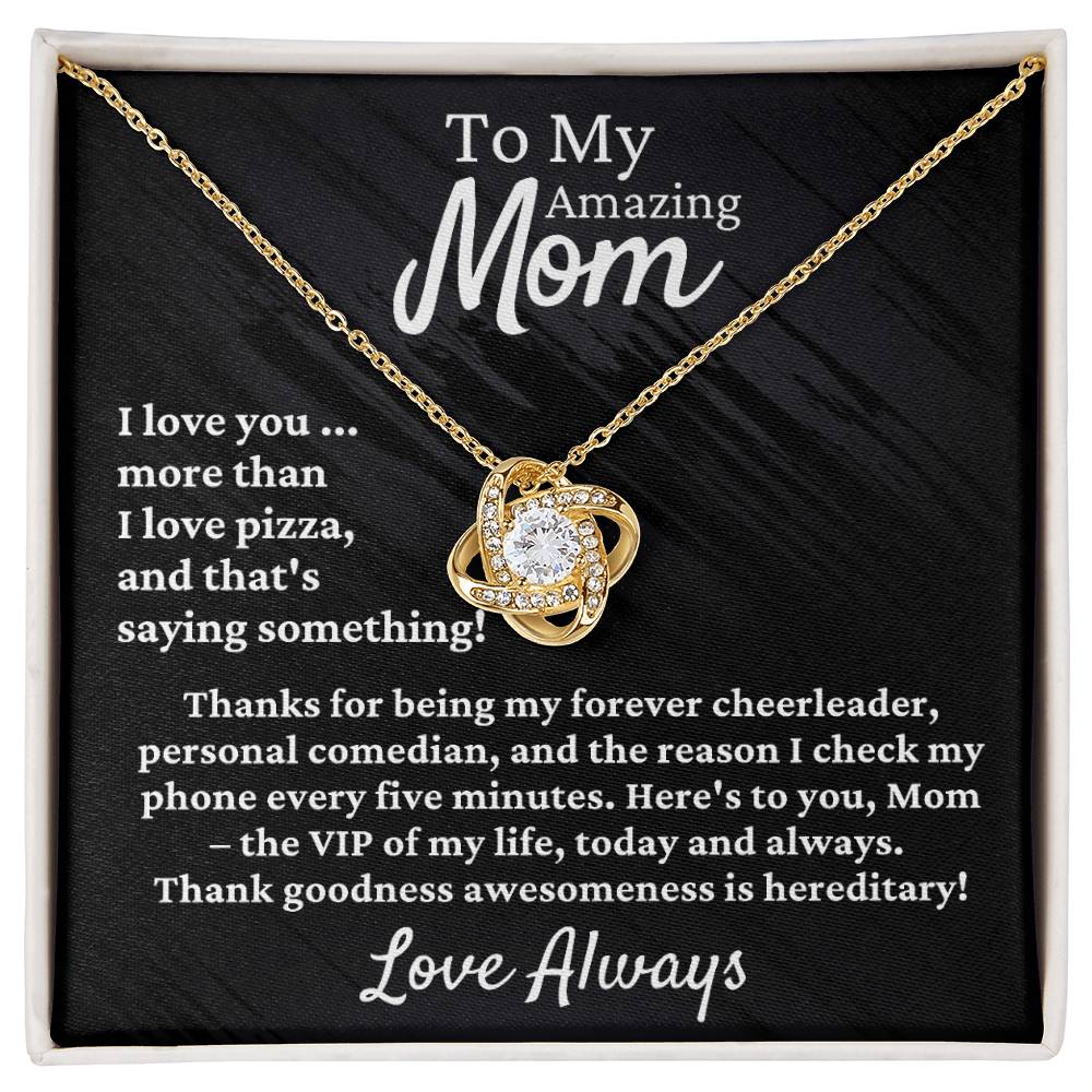 Mom Necklace | Love Knot Pendant [FREE Shipping]