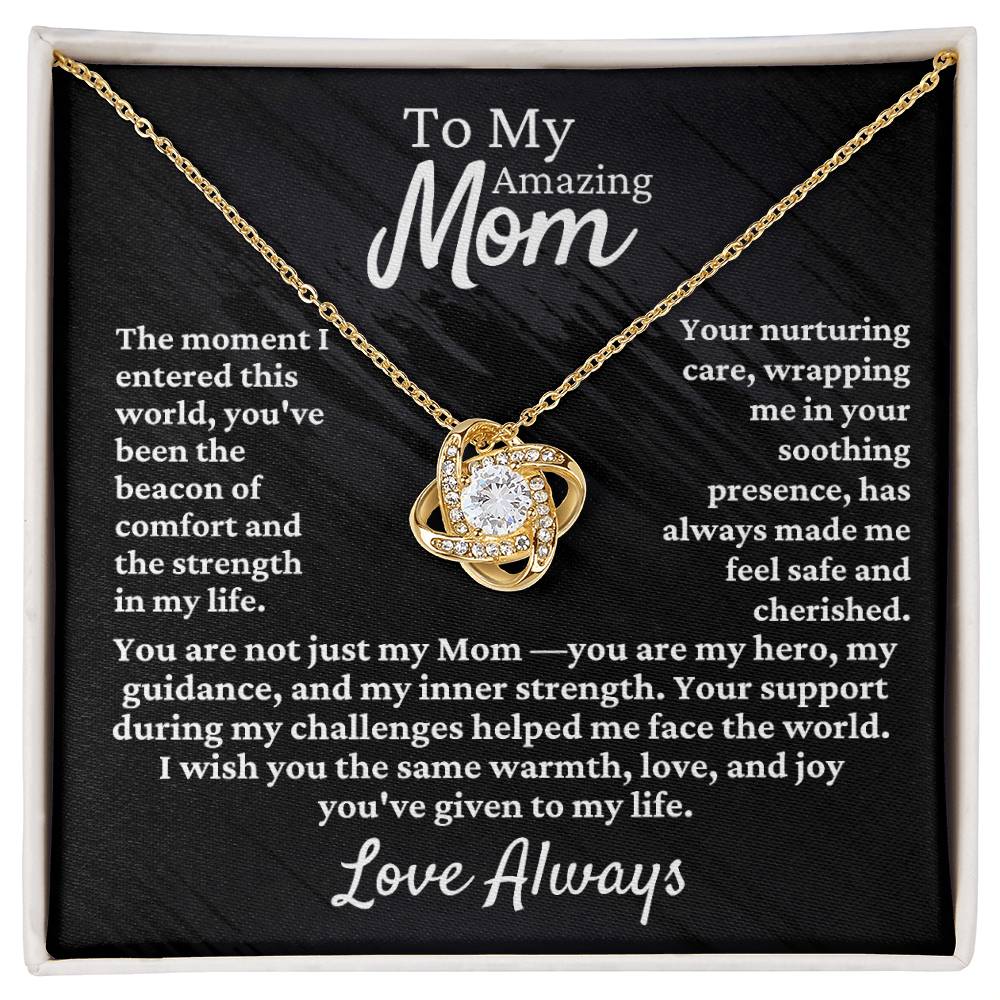 Mom Necklace | Love Knot Necklace [FREE Shipping] - Perfect Gift for Mom