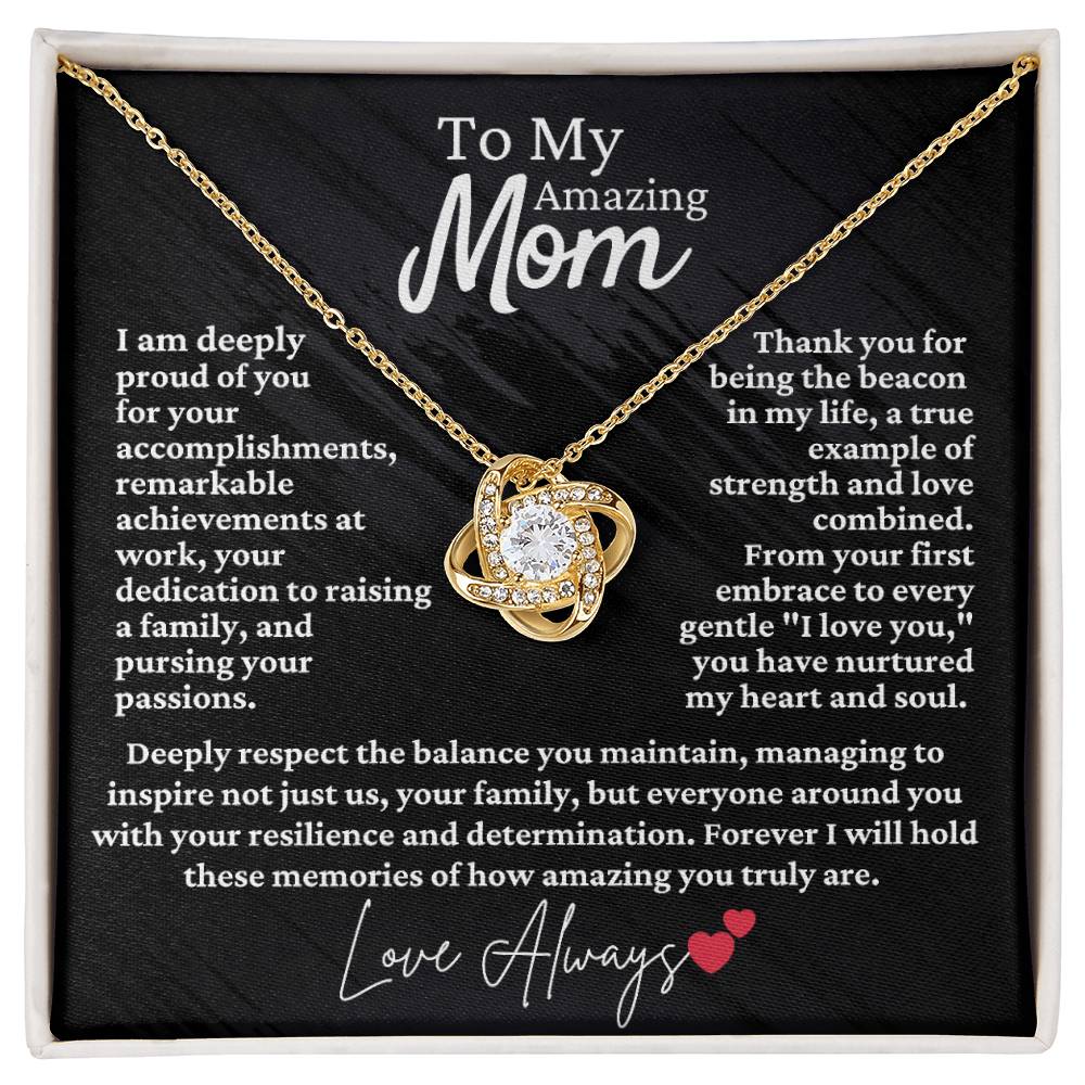 Mom Love Knot Necklace [FREE Shipping]