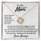 Mom's Love Knot Pendant - Thoughtful Gift Necklace [FREE Shipping]