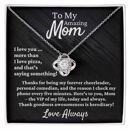 Mom Necklace | Love Knot Pendant [FREE Shipping]