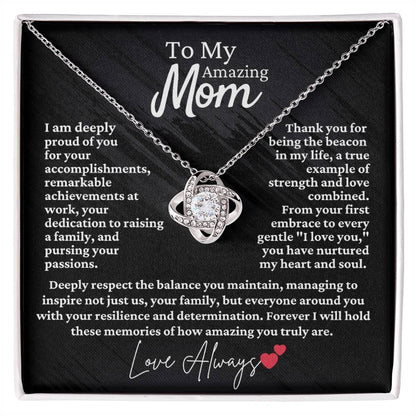 Mom Love Knot Necklace [FREE Shipping]