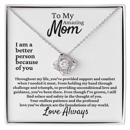 Necklace For Mom - Love Knot Gift for Mothers [FREE Shipping]