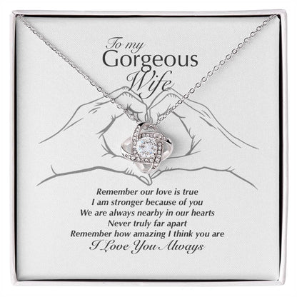 Wife Necklace Message Card - Romantic Jewelry [FREE Shipping]