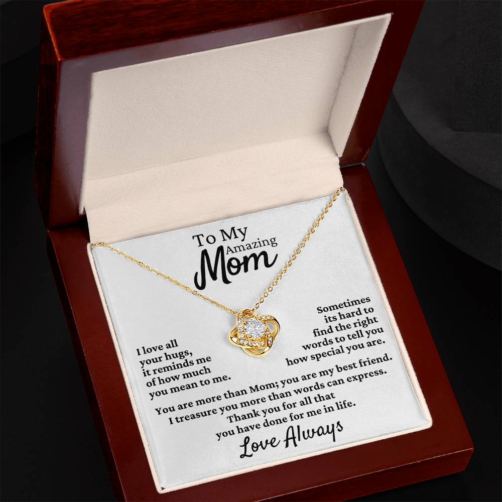 Love Knot Necklace Gift for Mom - Elegant Mother's Jewelry [FREE Shipping]