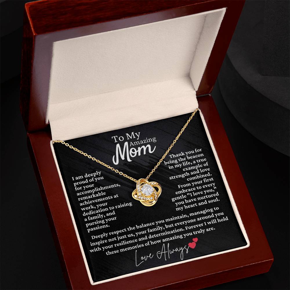 Mom Love Knot Necklace [FREE Shipping]