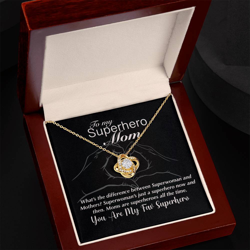 Knot Pendant Necklace for Mothers - Elegant Love-Inspired Jewelry [FREE Shipping]