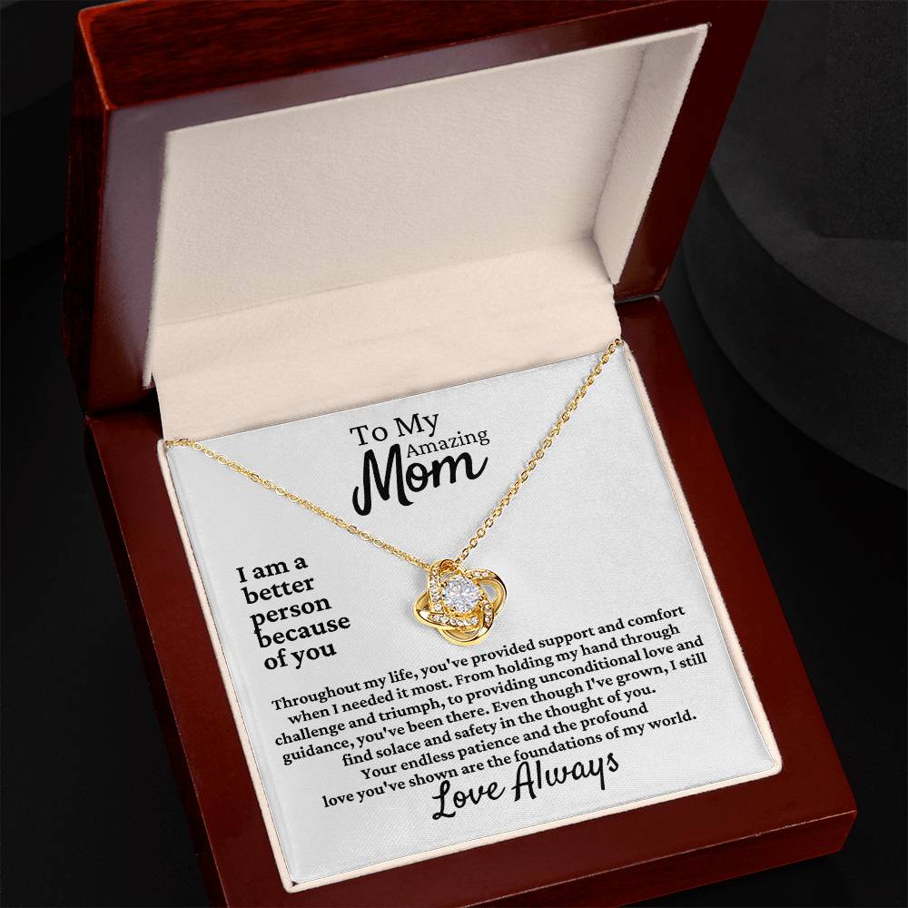 Necklace For Mom - Love Knot Gift for Mothers [FREE Shipping]