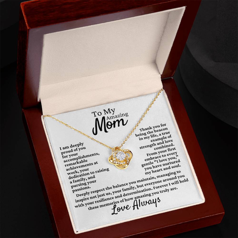 Elegant Love Knot Necklace - Perfect Gift for Mom [FREE Shipping]