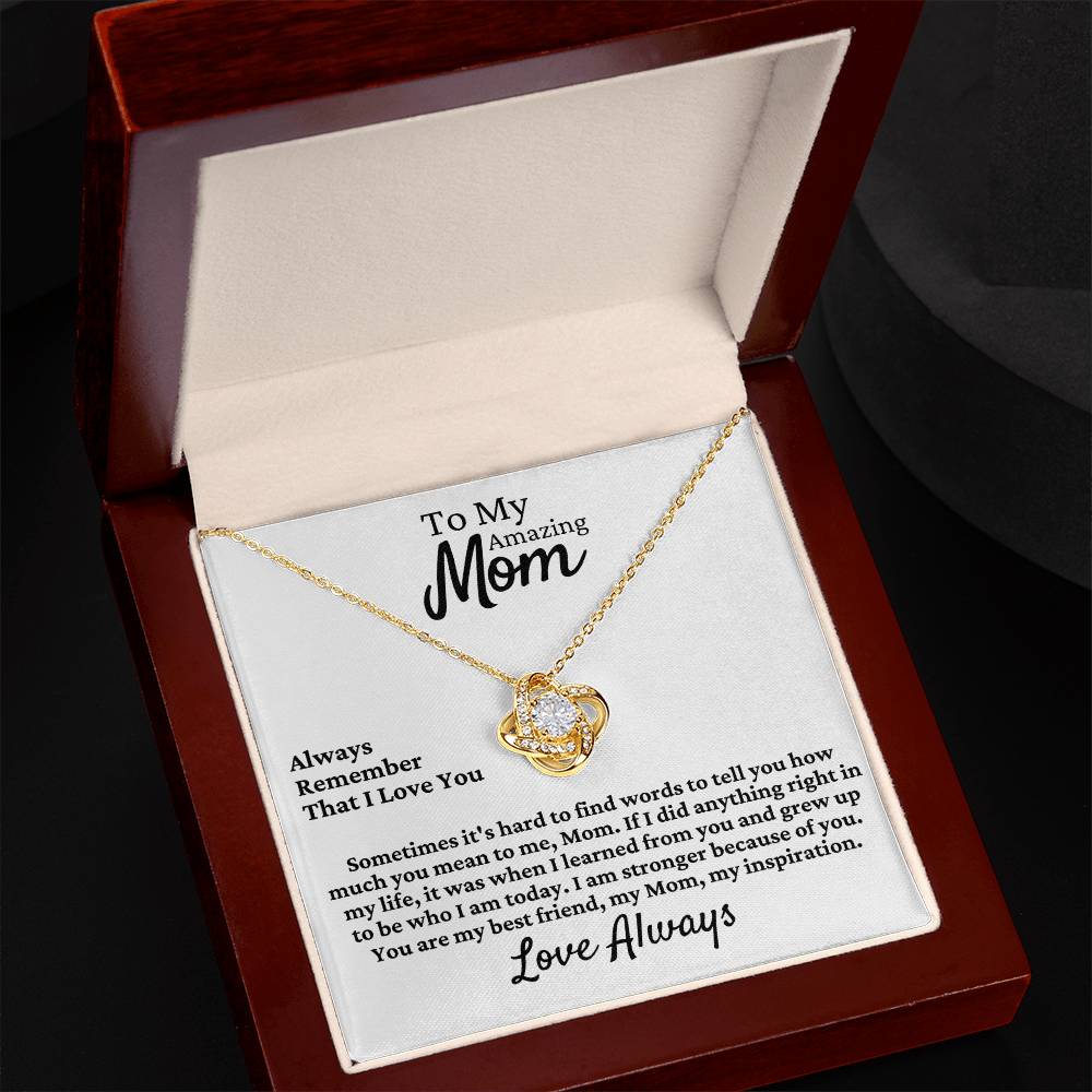 Mom's Love Knot Necklace - [Free Shipping]