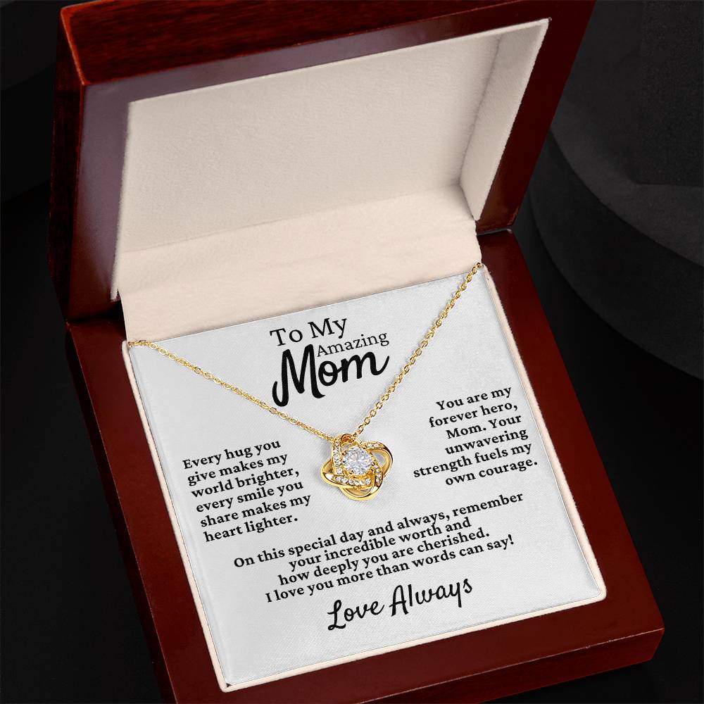 Love Knot Pendant - Elegant Necklace Gift for Mom [FREE Shipping]