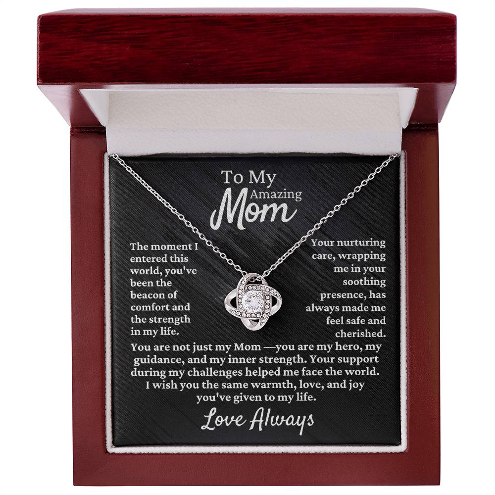 Mom Necklace | Love Knot Necklace [FREE Shipping] - Perfect Gift for Mom