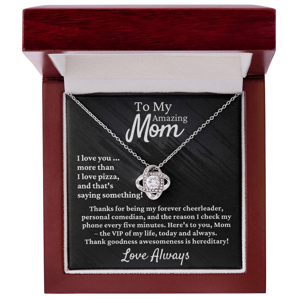 Mom Necklace | Love Knot Pendant [FREE Shipping]