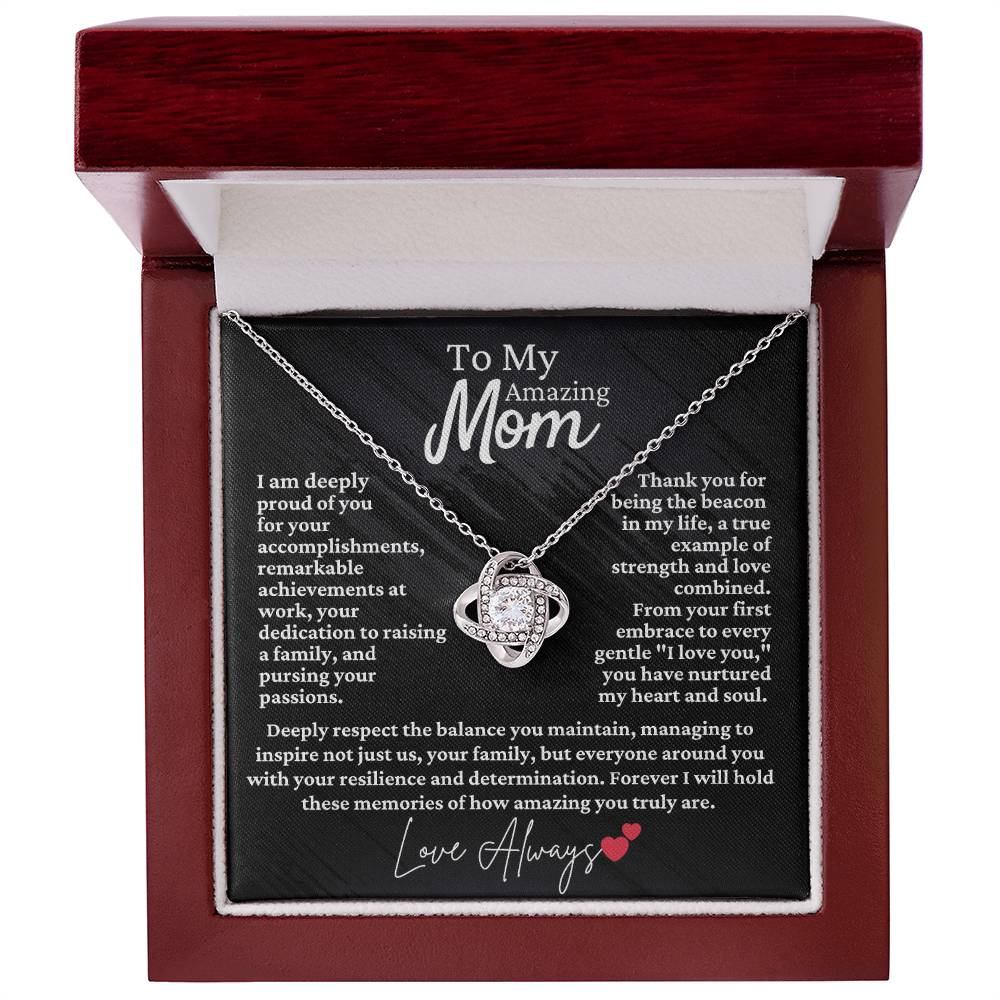 Mom Love Knot Necklace [FREE Shipping]