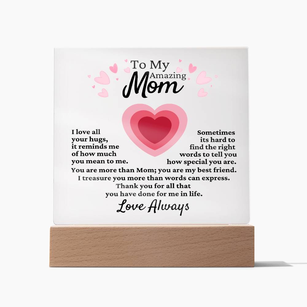 For Mom Acrylic Plaque [FREE Shipping]