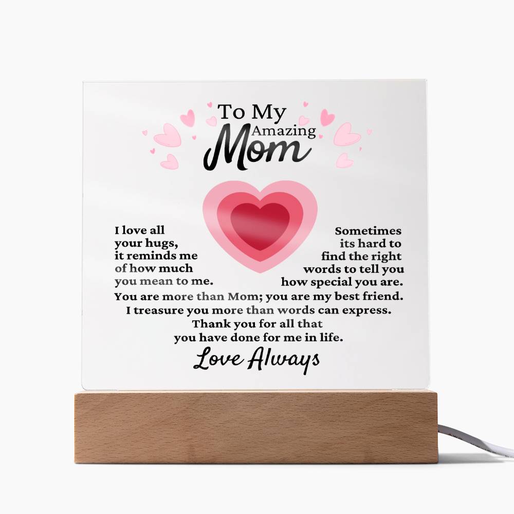 For Mom Acrylic Plaque [FREE Shipping]