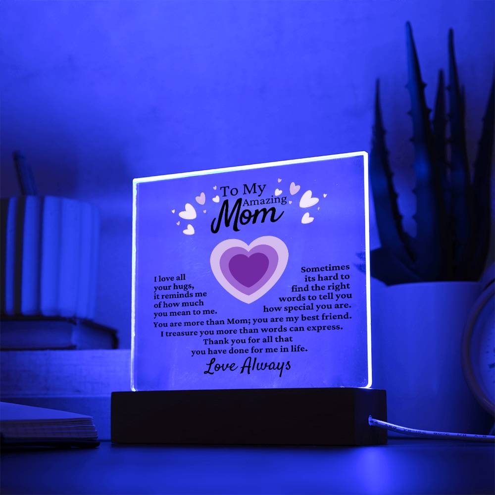 For Mom Acrylic Plaque [FREE Shipping]